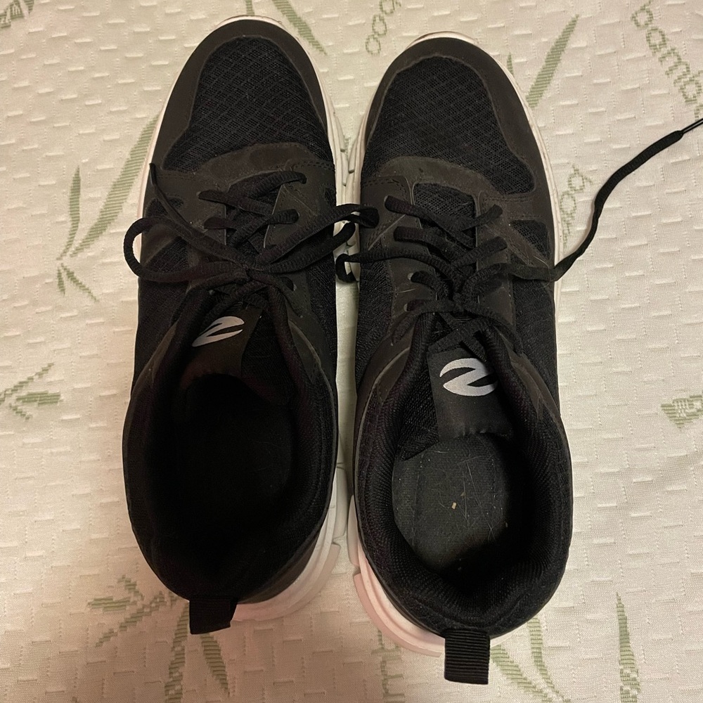 Longchamp Black and White Men's Sneakers